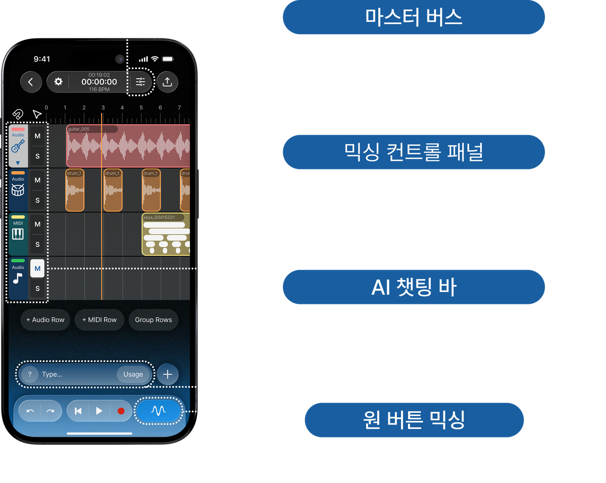 Mixroom 기능 안내